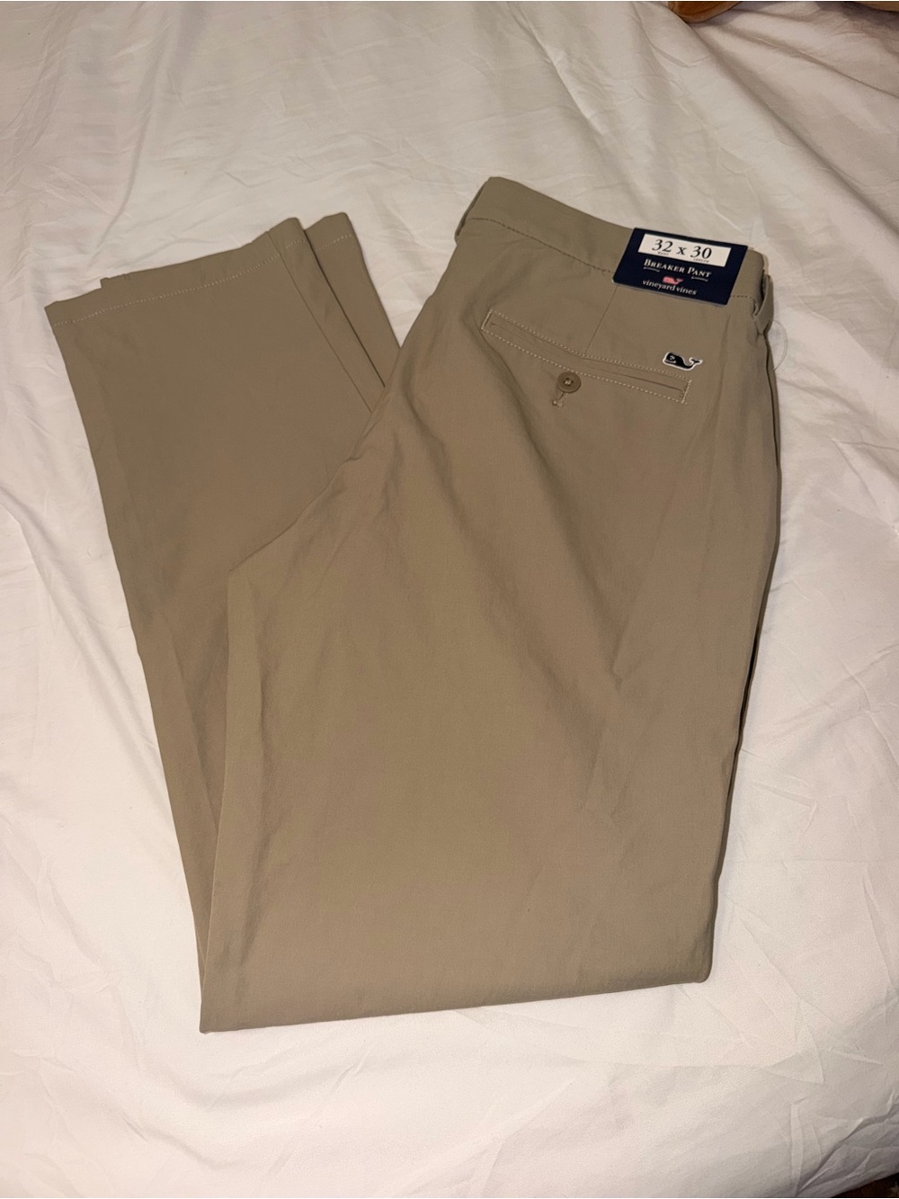 Vineyard Vines Breaker Pant in Khaki/Tan size 32X30